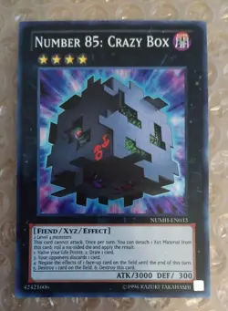 YuGiOh Card - (NM) Number 85 Crazy Box NUMH-EN033 - Super Rare NM Unlimited - Image 2