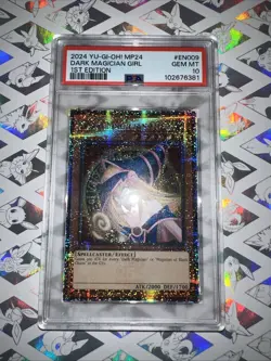 PSA 10 Dark Magician Girl MP24-EN009 1st Edition Yu-Gi-Oh! QCR - Image 1