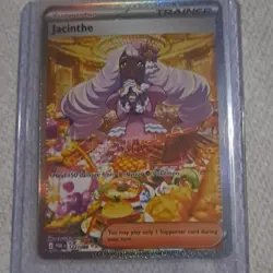 Pokemon Jacinthe Full Art Foil Trainer Supporter Card 122/088 Battle Partners - Image 1