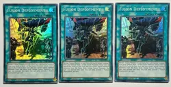 x3 Fusion Deployment SDCS-EN030 (NM) Super Rare 1st Edition Yu-Gi-Oh! Card TCG - Image 1