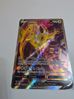 Jolteon V SWSH183 SWSH: Sword & Shield Promo Cards Holo LP - Image 2