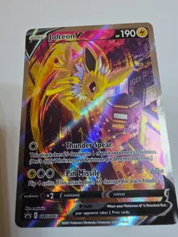 Jolteon V SWSH183 SWSH: Sword & Shield Promo Cards Holo LP - Image 5