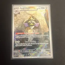 Aegislash 210/182 Pokemon TCG Card Paradox Rift Illustration English Holo - Image 1