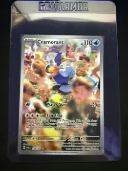 Cramorant 176/167 Illustration Rare Twilight Masquerade Pokemon TCG IR LP Card - Image 5