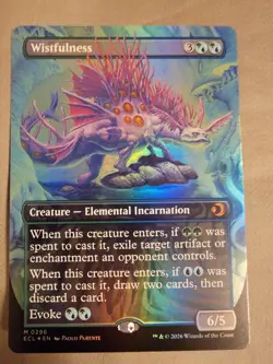 Magic The Gathering: Wistfulness (Borderless) Lorwyn Eclipsed Foil - Image 1