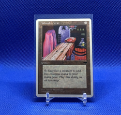 1994 Rainbow Vale Magic The Gathering MTG Fallen Empires Rare Land LP - Image 1
