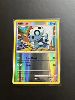 Pokemon TCG Aron Rising Rivals 57/111 Reverse Holo NM - Image 1