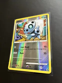 Pokemon TCG Aron Rising Rivals 57/111 Reverse Holo NM - Image 3