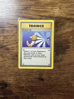 Vintage Pokemon TCG Scoop Up 78/102 Rare Trainer Base Set - Image 1