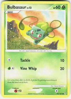 Bulbasaur 93/147 Common Supreme Victors Pokemon LP - Image 1