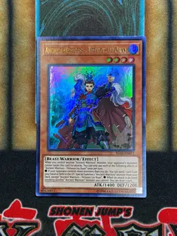 Yugioh Ancient Warriors - Virtuous Liu Xuan IGAS-EN011 Ultra Rare NM - Image 1