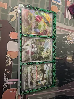 Meowscarada Evolution Line Premium Collection Pokemon TCG With Stand Paldea - Image 2