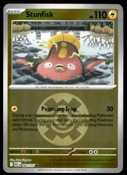 Stunfisk (Energy Symbol Pattern) 062/217 ME: Ascended Heroes Reverse Holo LP - Image 1