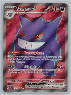 Gengar ex 193/162 Ultra Rare Temporal Forces Pokemon NM/M - Image 1