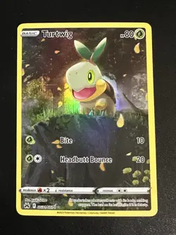 Turtwig Pokemon GG31/GG70 Pokemon Crown Zenith Galarian Gallery Full Art Holo NM - Image 1