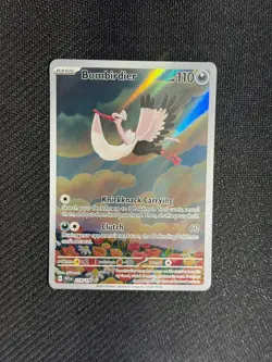 Bombirdier 219/198 Illustration Rare Scarlet & Violet Pokemon Near Mint - Image 1