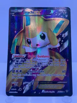 Jirachi EX (Full Art) 98/101 - Pokemon Plasma Blast - Moderately Played - Image 1