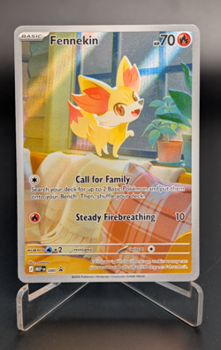 Fennekin - Mega Evolution Promo 080 (Chaos Rising ETB Promo) - Pokemon TCG - NM - Image 1