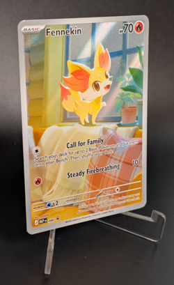 Fennekin - Mega Evolution Promo 080 (Chaos Rising ETB Promo) - Pokemon TCG - NM - Image 3