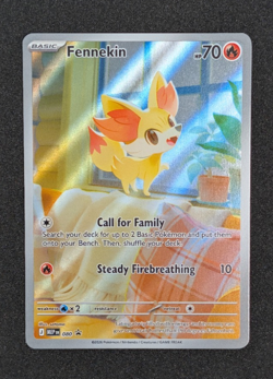 Fennekin - Mega Evolution Promo 080 (Chaos Rising ETB Promo) - Pokemon TCG - NM - Image 5