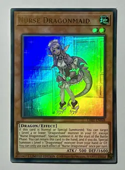 Nurse Dragonmaid LART-EN048 (LP) Ultra Rare Limited Edition Promo Yu-Gi-Oh - Image 1