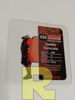 Zombie Corazzato 039 ® Lamincards Square Collection ® Yugioh Edibas ® EX - Image 2