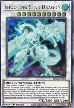 Yu-Gi-Oh! Shooting Star Dragon 1st Ed. BROL-EN071 Ultra Rare NM/LP x1 - Image 1