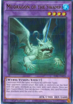 Yu-Gi-Oh! Mudragon of the Swamp 1st Ed. RA01-EN028 Ultra Rare NM/LP x1 - Image 1