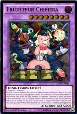 Frightfur Chimera (UTR) - 1st Edition Crossed Souls HP YuGiOh - Image 1