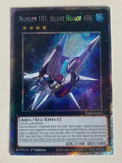 Number 101 Silent Honor ARK - 1st Edition Platinum Secret Rare LP - Free Holo A - Image 1