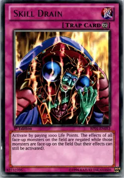 Yugioh Skill Drain BP01-EN053 1st Edition Rare NM - Image 1