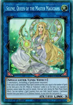 Yugioh Selene, Queen of the Master Magicians RA01-EN047 1st Ed Ultimate NM - Image 1