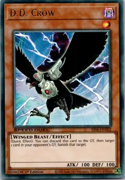 Yugioh D.D. Crow SS04-ENV02 1st Edition Ultra Rare NM - Image 1