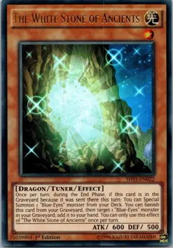 Yugioh The White Stone of Ancients SHVI-EN022 1st Edition Ultra Rare NM - Image 1