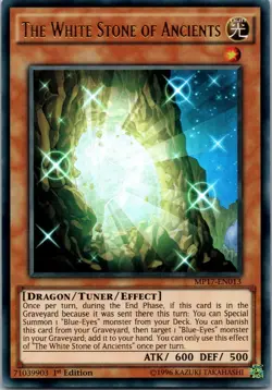Yugioh The White Stone of Ancients MP17-EN013 1st Edition Ultra Rare NM - Image 1