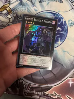 (HE) YUGIOH NUMBER 80: RHAPSODY IN BERSERK SUPER RARE AP06-DE010 German VLP - Image 2
