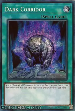 YUGIOH MP24-EN103 Dark Corridor Prismatic Secret Rare 1st Edition NM - Image 1