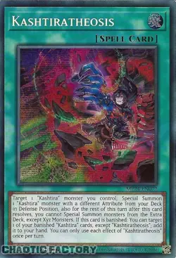 YUGIOH MP24-EN072 Kashtiratheosis Prismatic Secret Rare 1st Edition NM - Image 1