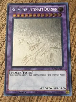 Yugioh Blue Eyes Ultimate Dragon GFP2-EN181 Ghost Rare 1st Edition Pack Fresh 👻 - Image 1