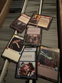 STAR WARS UNLIMITED 100 Card Bulk Lot w/ Rares, Legendaries, Foils, Hyperspace - Image 2