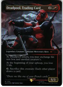 Secret Lair Drop Series #1753 Deadpool, Trading Card (1753) (Rainbow Foil) - Image 1