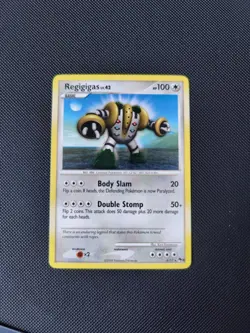 Regigigas 4/17 Pop Series 9 RARE Pokemon Card TCG 2009 - NM/EX - Image 1
