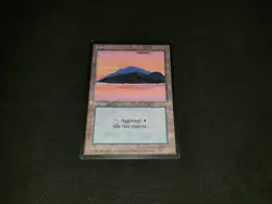 MTG 1x Revised basic land LP Italian FBB Island (Purple) - ships w/ tracking - Image 1