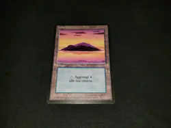 MTG 1x Revised basic land LP Italian FBB Island (Yellow) - ships w/ tracking - Image 1