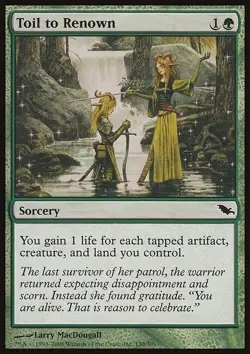 Toil to Renown - Shadowmoor | MTG Card - Image 3