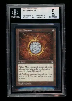 Mox Diamond - Stronghold, BGS 9 MINT. MTG (pop 1 of 229) - Image 1