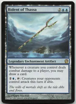 Bident of Thassa Rare Theros LP MTG - Image 1