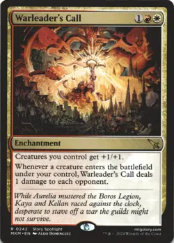 MTG Warleader's Call Normal NM Murders at Karlov Manor Magic 242 - Image 1
