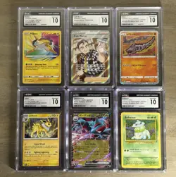 (10) CGC 10 Gem Mint Modern Graded Pokemon Lot Holo Full Art Rare 151 Mewtwo - Image 4