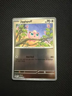 Jigglypuff 076/094 Common Phantasmal Flames Pokemon Reverse Holo Near Mint - Image 1